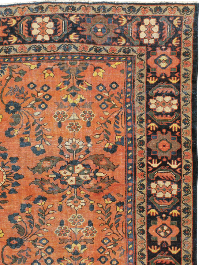Vintage Persian Mahal Carpet, No.10749 - Galerie Shabab