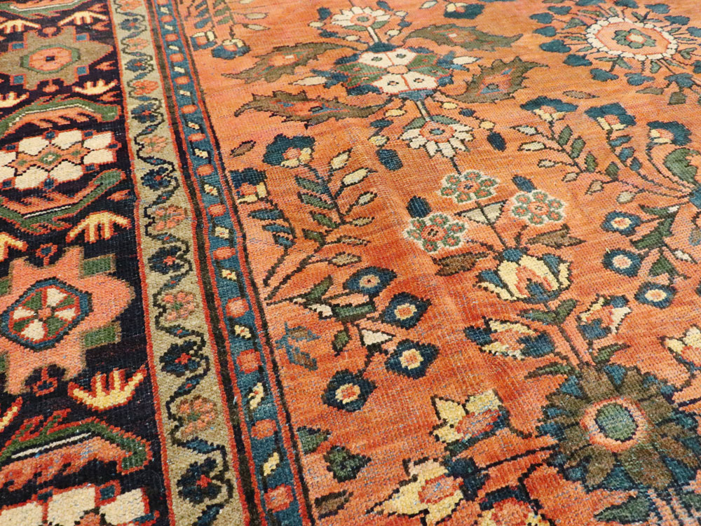 Vintage Persian Mahal Carpet, No.10749 - Galerie Shabab