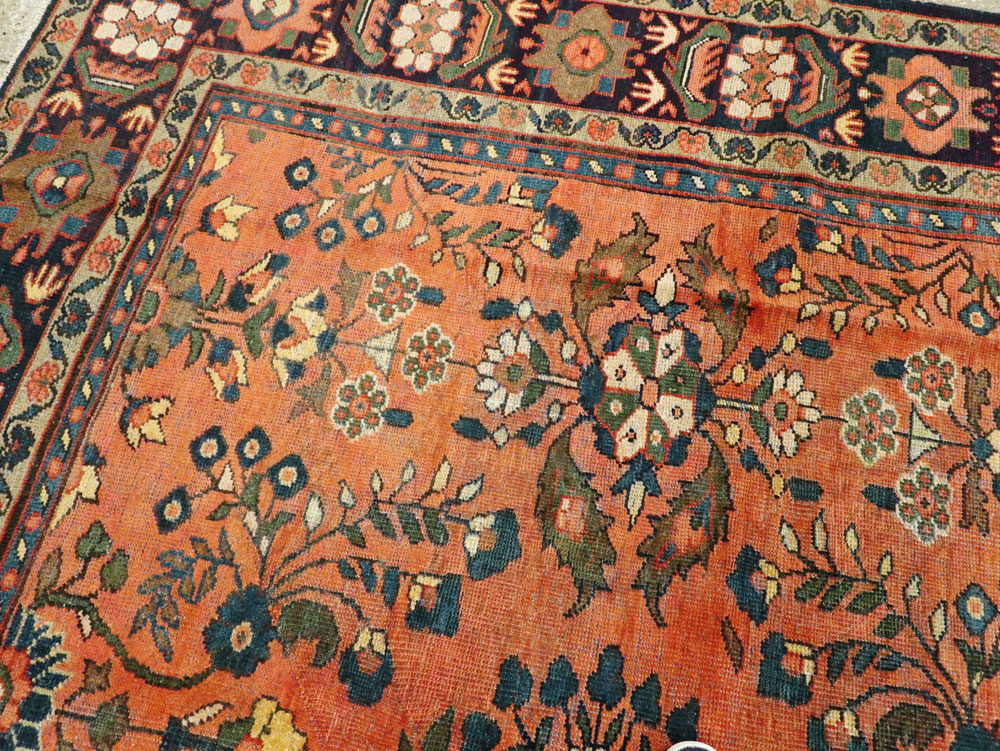 Vintage Persian Mahal Carpet, No.10749 - Galerie Shabab