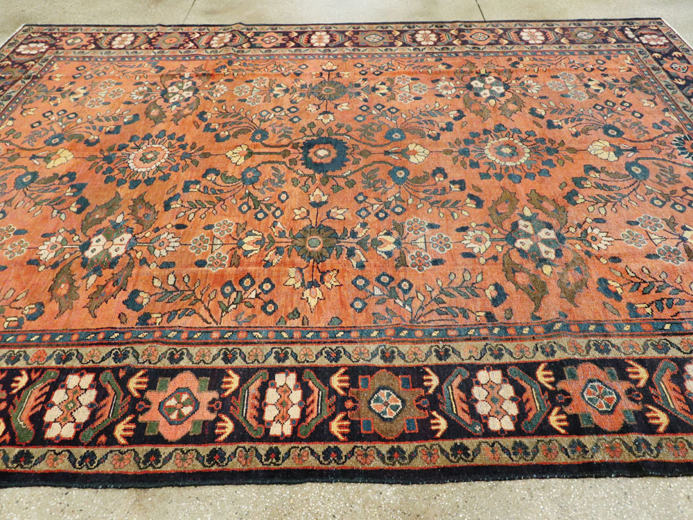 Vintage Persian Mahal Carpet, No.10749 - Galerie Shabab
