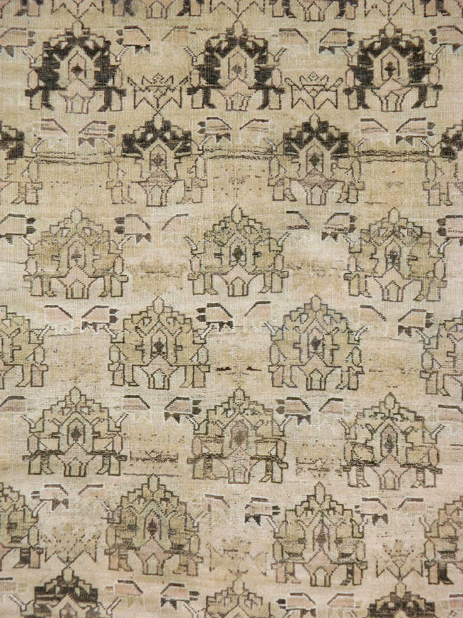 Vintage Persian Kurd Gallery Carpet, No.10800 - Galerie Shabab