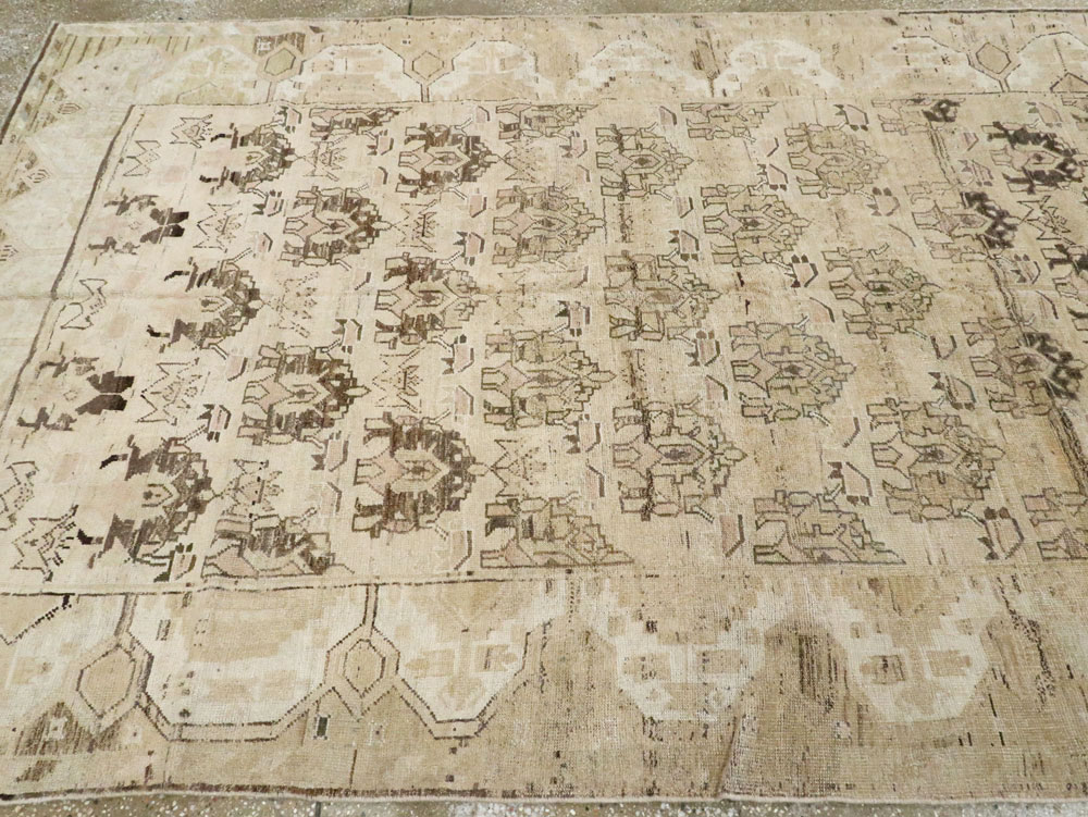 Vintage Persian Kurd Gallery Carpet, No.10800 - Galerie Shabab