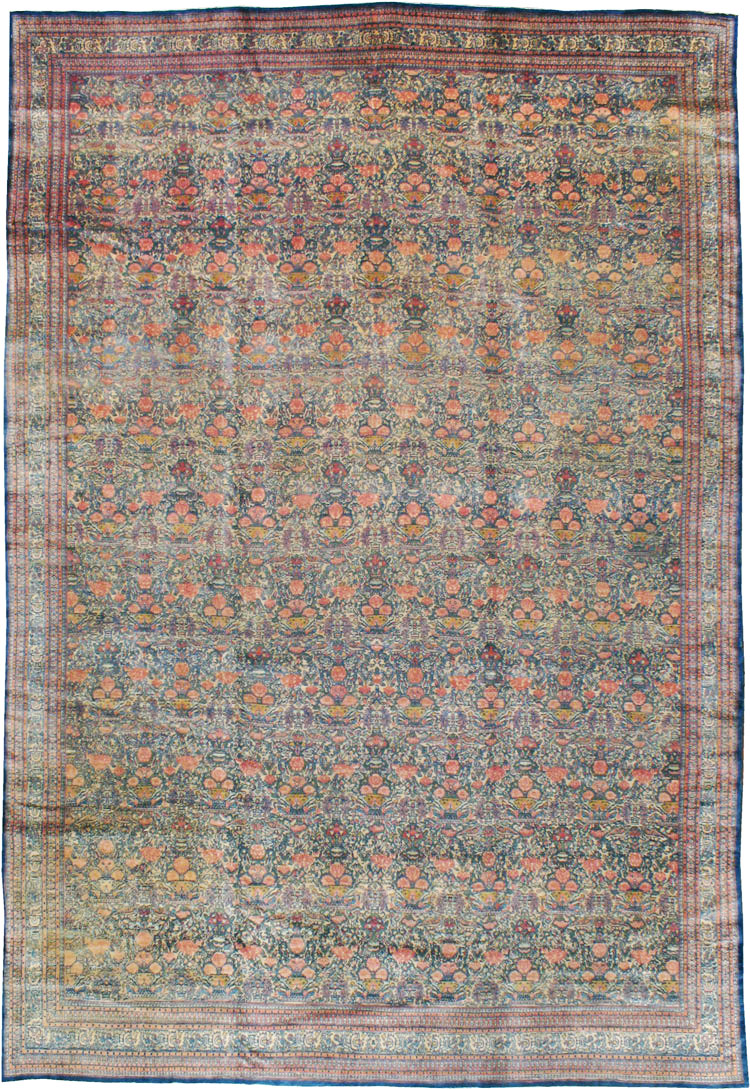 Antique Persian Tehran Carpet, No.10812 - Galerie Shabab