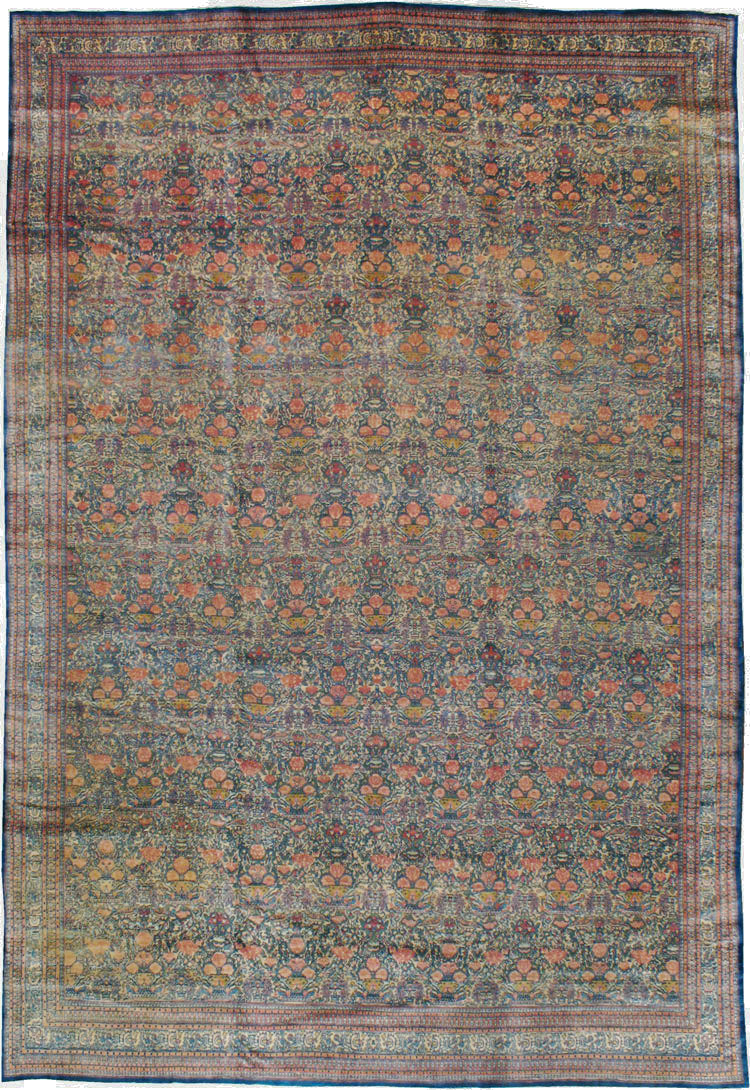 Antique Persian Tehran Carpet, No.10812 - Galerie Shabab