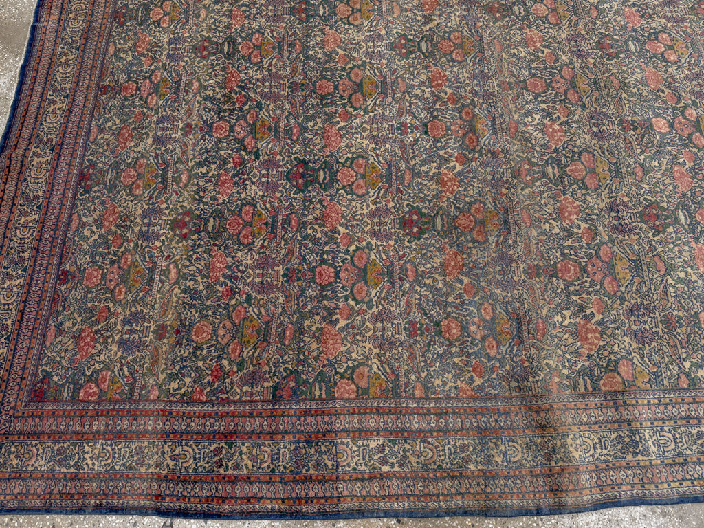 Antique Persian Tehran Carpet, No.10812 - Galerie Shabab