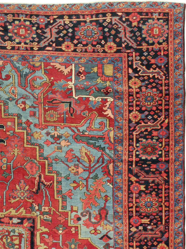 Antique Persian Heriz Carpet, No.10926 - Galerie Shabab