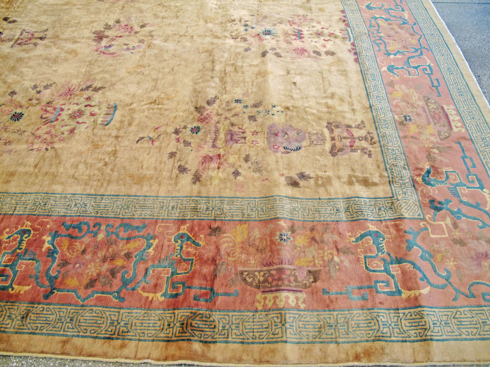 Chinese Art Deco Carpet, No.10947 - Galerie Shabab