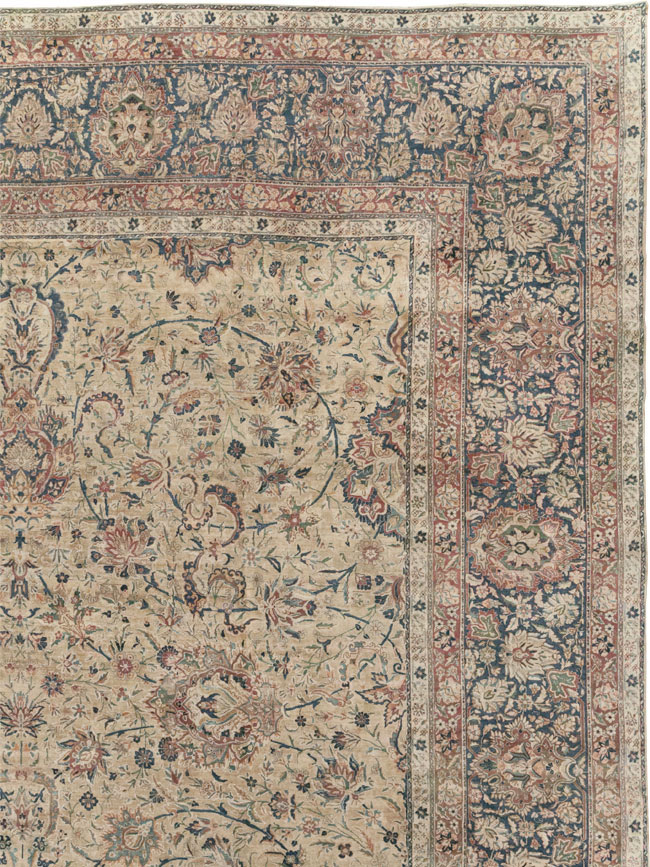 Antique Persian Lavar Kerman Oversize Carpet, No.11001 - Galerie Shabab