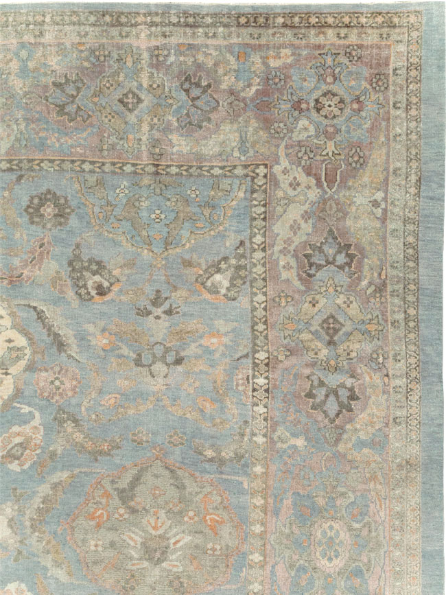 Antique Persian Sultanabad Square Room Size Carpet, No.11018 - Galerie Shabab