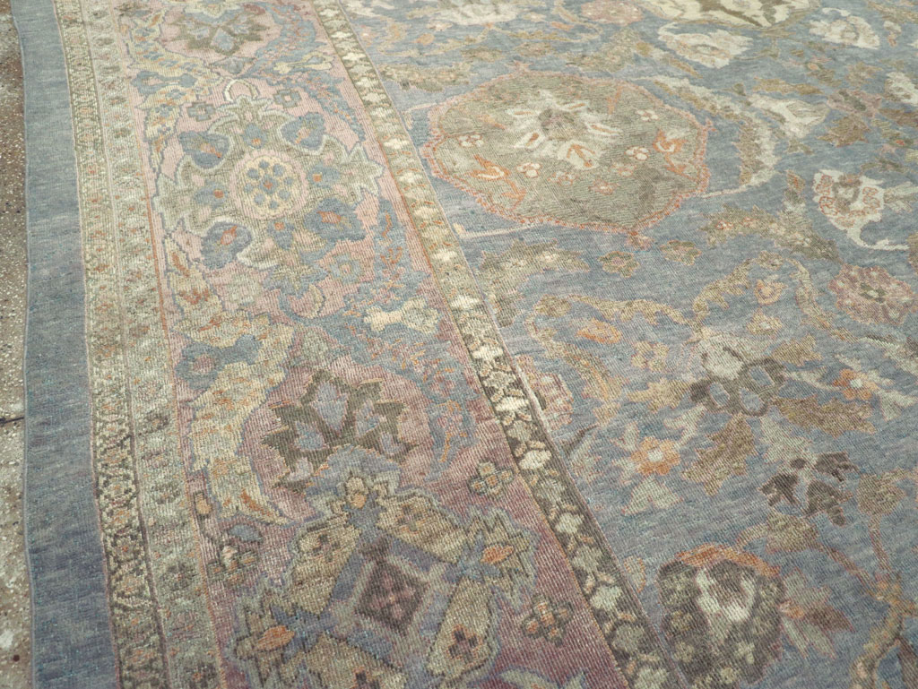 Antique Persian Sultanabad Square Room Size Carpet, No.11018 - Galerie Shabab