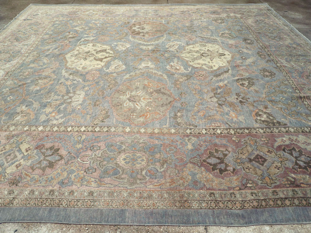 Antique Persian Sultanabad Square Room Size Carpet, No.11018 - Galerie Shabab