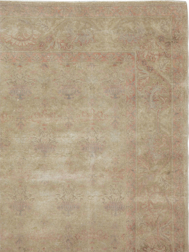 Antique Indian Lahore Accent Rug, No.11036 - Galerie Shabab