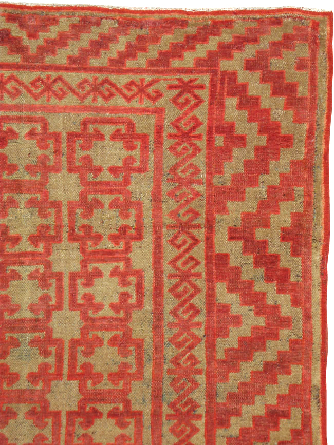Vintage East Turkestan Kirghiz Gallery Carpet, No.11038 - Galerie Shabab