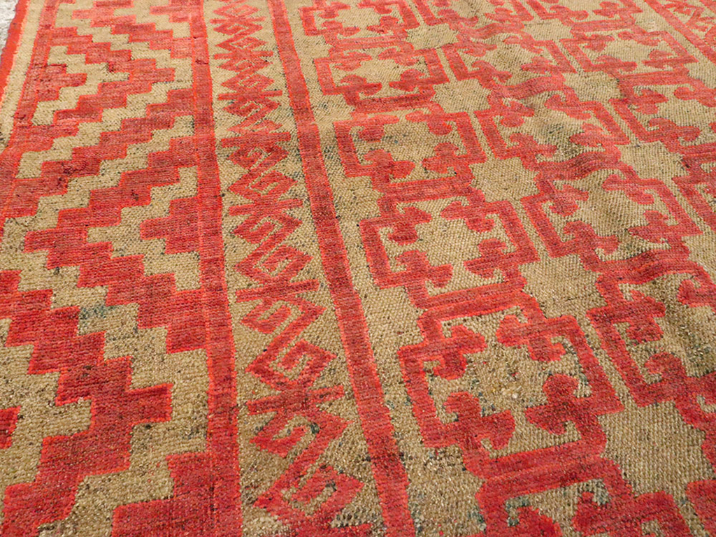 Vintage East Turkestan Kirghiz Gallery Carpet, No.11038 - Galerie Shabab