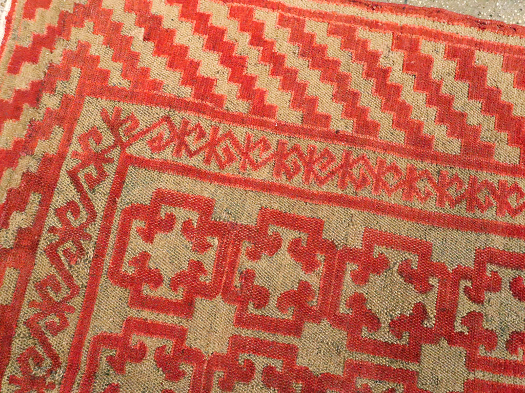 Vintage East Turkestan Kirghiz Gallery Carpet, No.11038 - Galerie Shabab