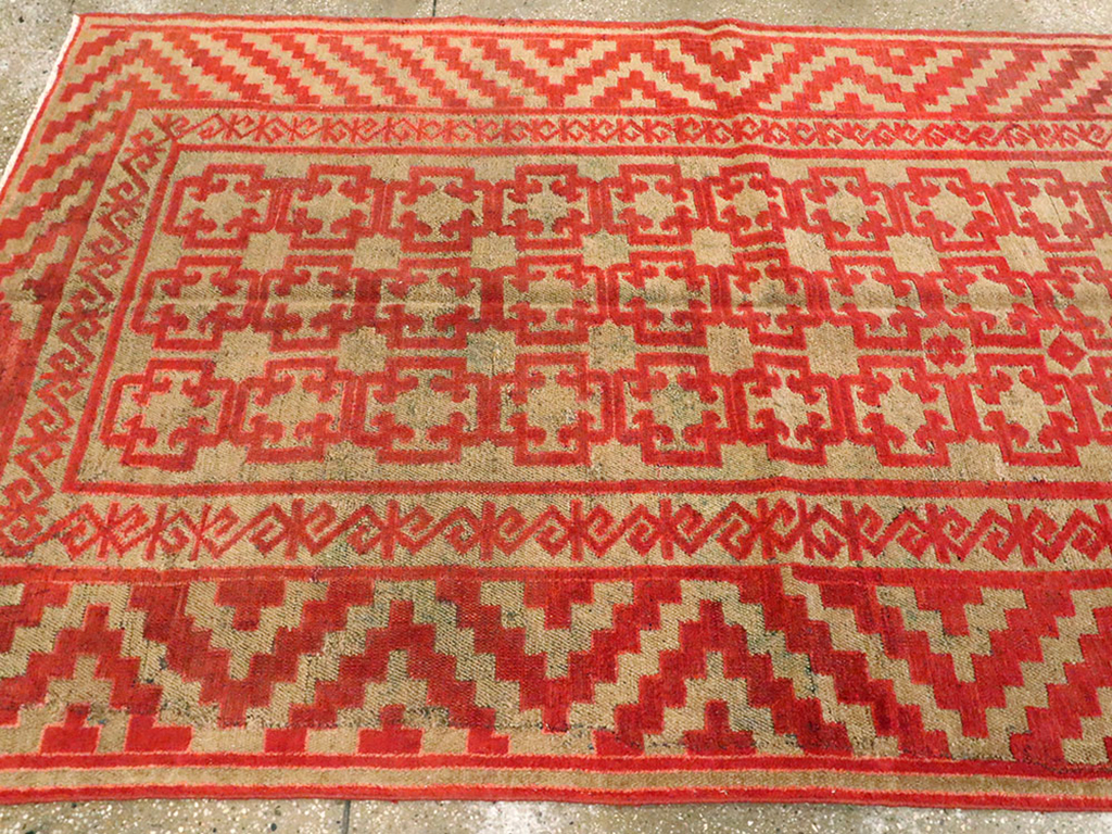 Vintage East Turkestan Kirghiz Gallery Carpet, No.11038 - Galerie Shabab