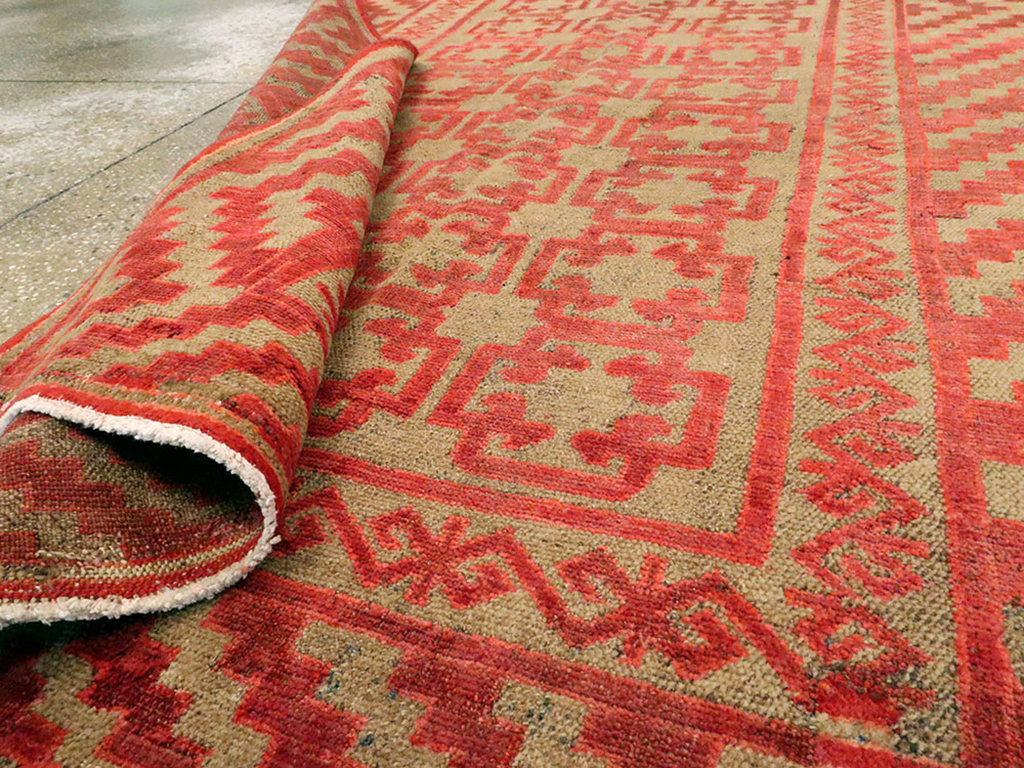 Vintage East Turkestan Kirghiz Gallery Carpet, No.11038 - Galerie Shabab