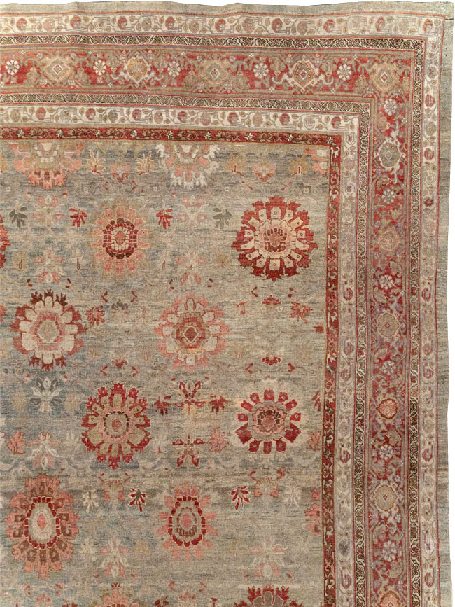Antique Persian Bidjar Oversize Carpet, No.11081 - Galerie Shabab