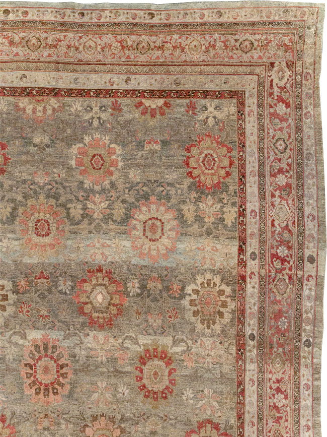 Antique Persian Bidjar Oversize Carpet, No.11081 - Galerie Shabab