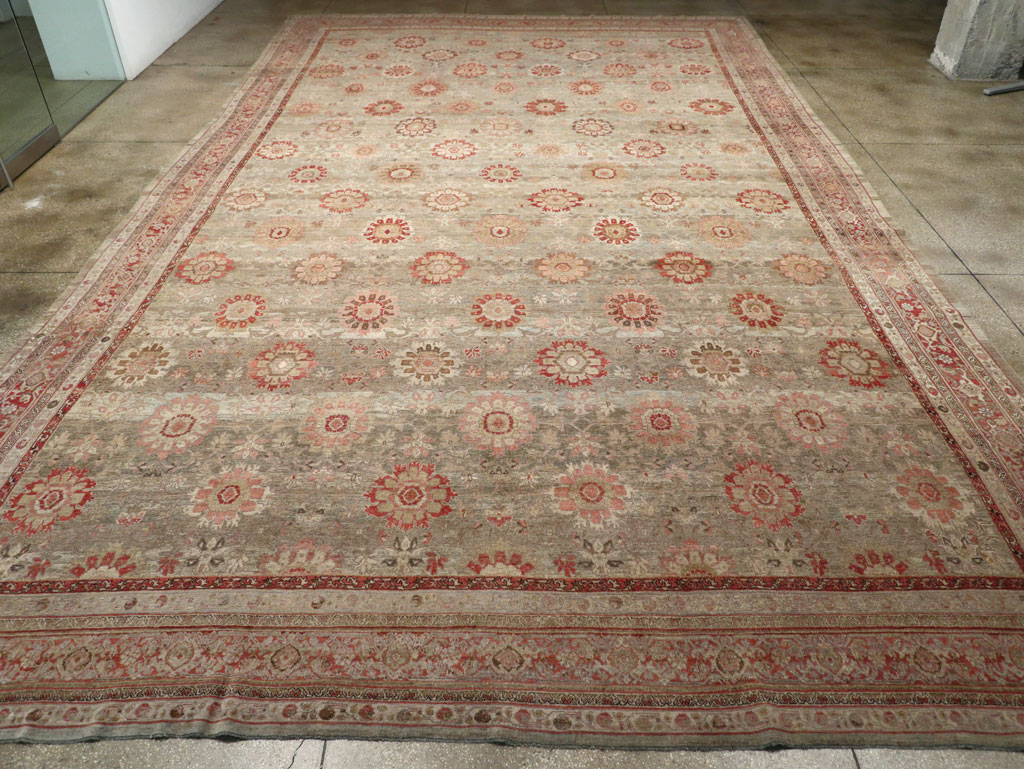 Antique Persian Bidjar Oversize Carpet, No.11081 - Galerie Shabab