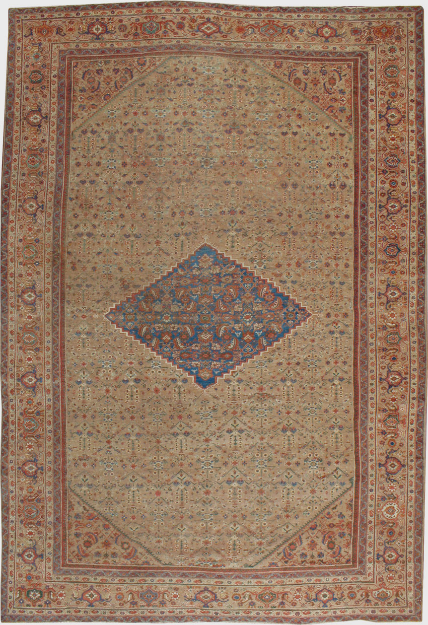 Antique Persian Mahal Carpet, No.11130 - Galerie Shabab