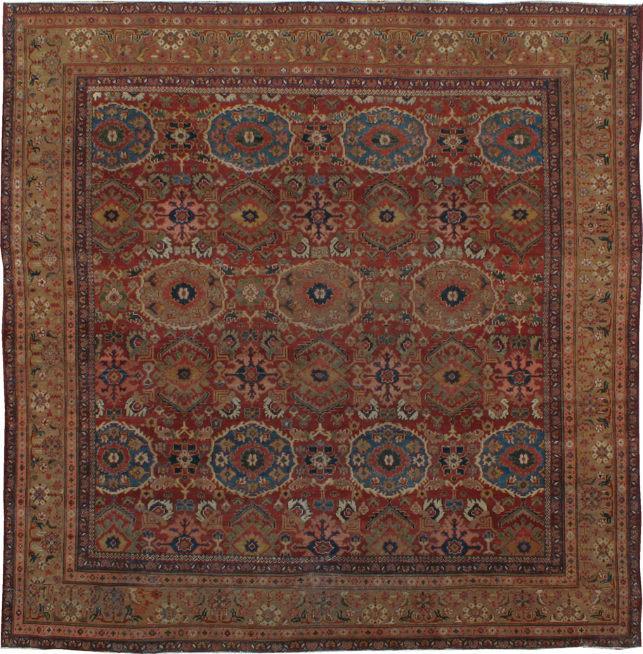 A Mahal Square Carpet, No.11171 - Galerie Shabab
