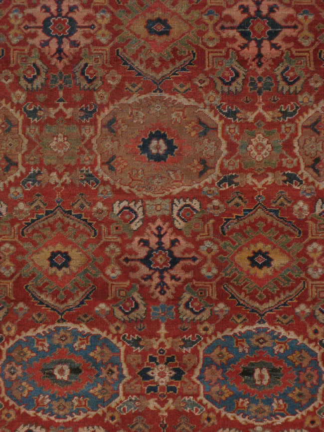 A Mahal Square Carpet, No.11171 - Galerie Shabab