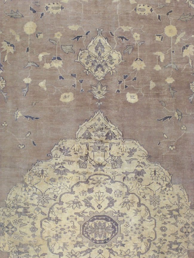 Antique Turkish Oushak Carpet, No.11211 - Galerie Shabab