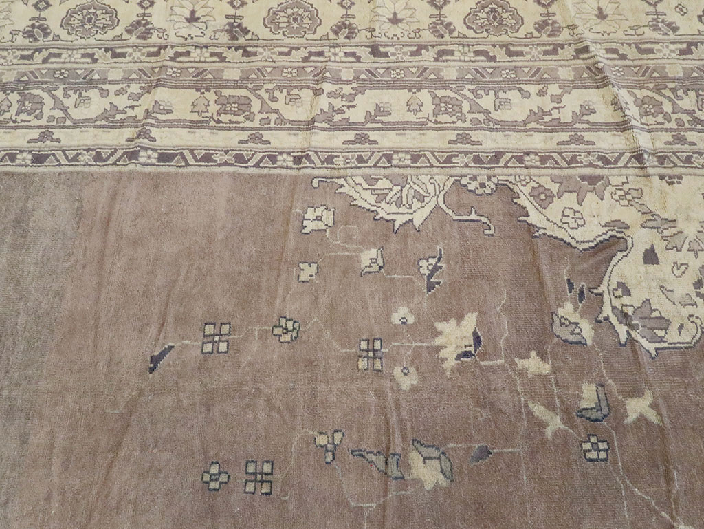 Antique Turkish Oushak Carpet, No.11211 - Galerie Shabab