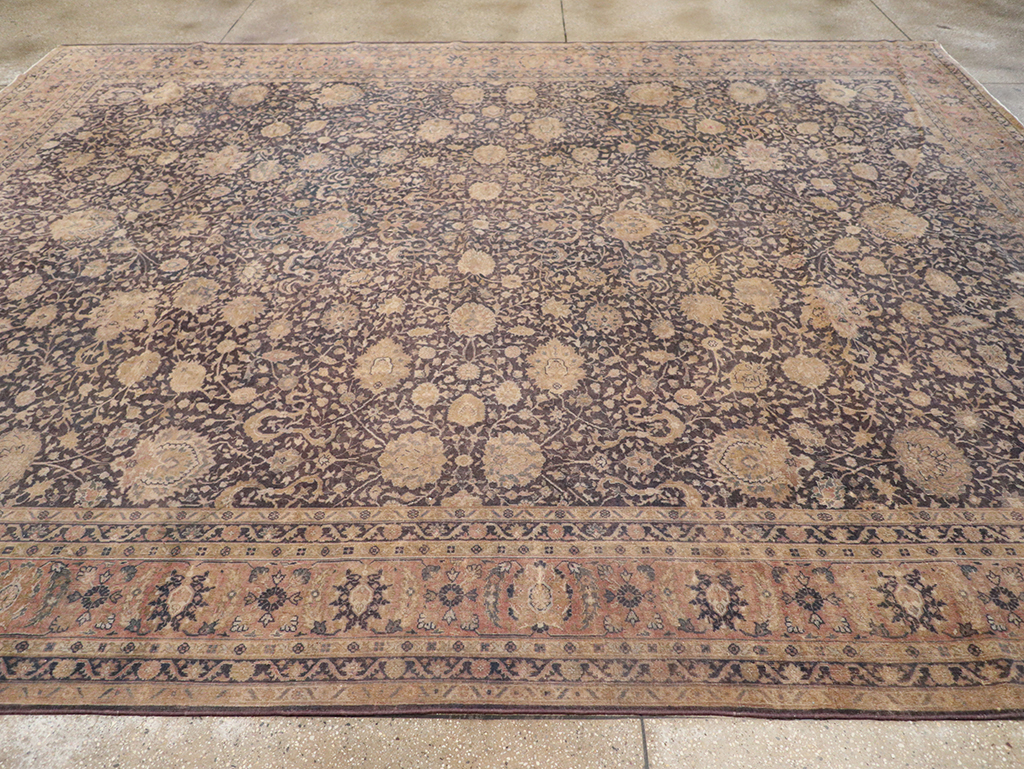 Antique Indian Lahore Room Size Carpet, No.11284 - Galerie Shabab