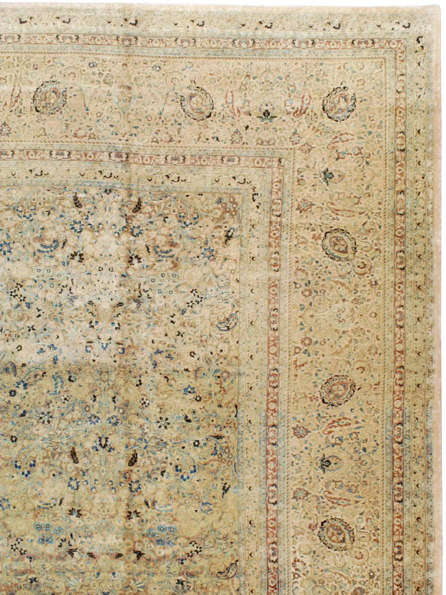 Antique Persian Mashad Oversize Carpet, No.11313 - Galerie Shabab