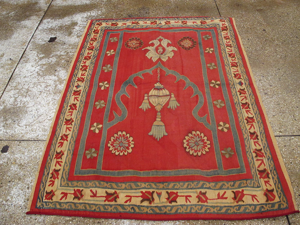 A Indian Dhurrie, No.11324 - Galerie Shabab