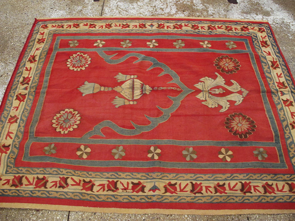 A Indian Dhurrie, No.11324 - Galerie Shabab