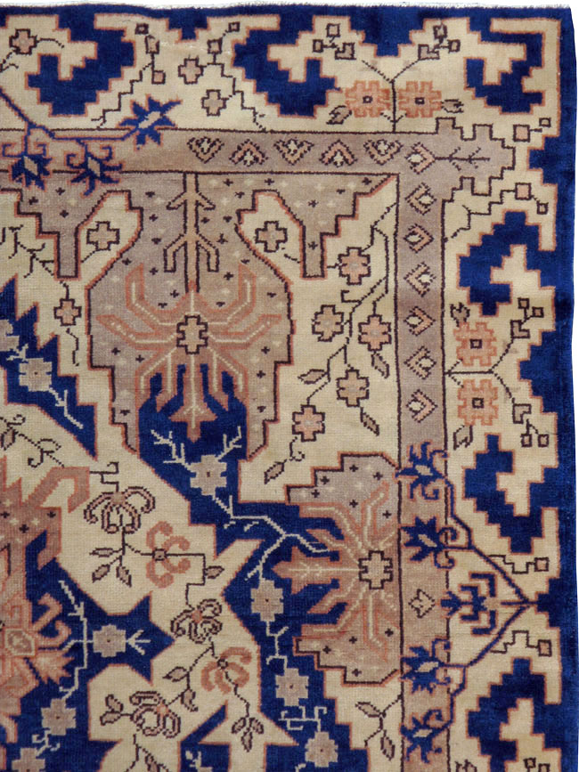 Vintage Indian Lahore Carpet, No.11345 - Galerie Shabab