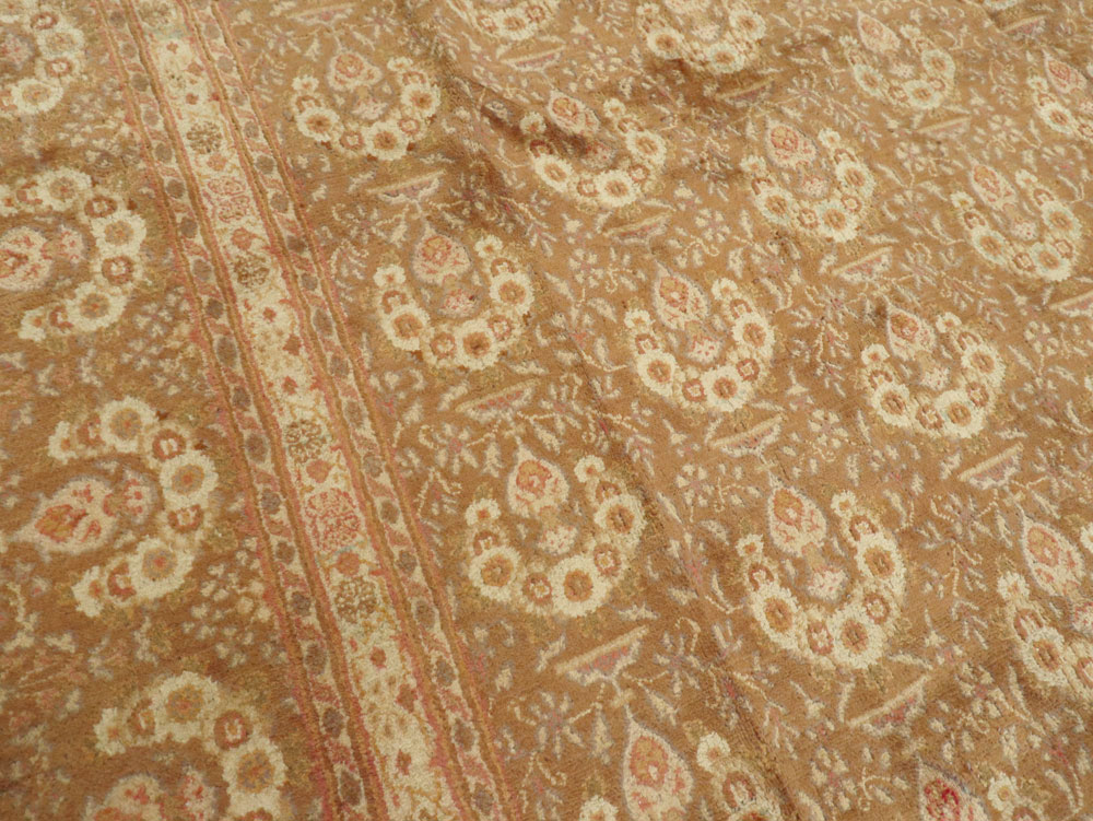 Vintage Persian Mashad Carpet, No.11350 - Galerie Shabab