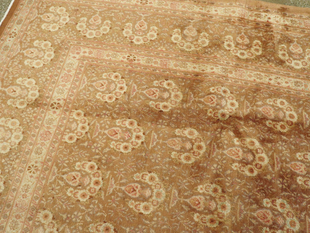 Vintage Persian Mashad Carpet, No.11350 - Galerie Shabab
