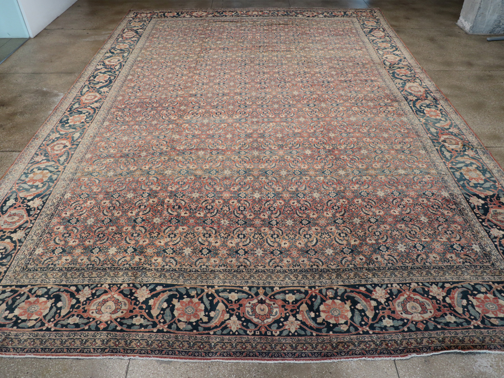 Antique Persian Tabriz Carpet, No.11379 - Galerie Shabab