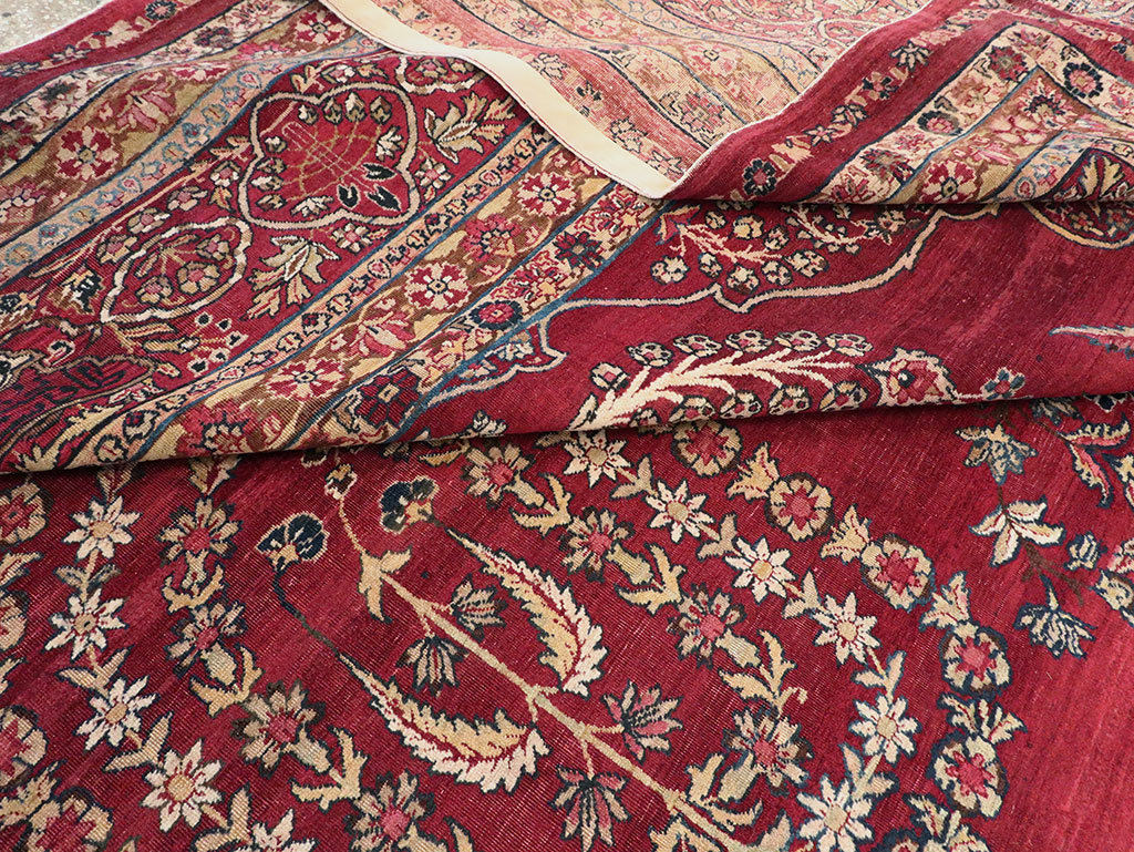 Antique Persian Lavar Kerman Carpet, No.11385 - Galerie Shabab