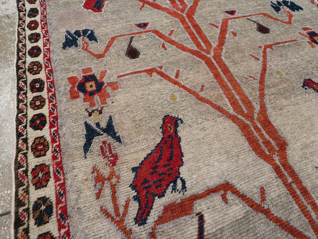 Vintage Gabbeh Pictorial Rug, No.11396 - Galerie Shabab