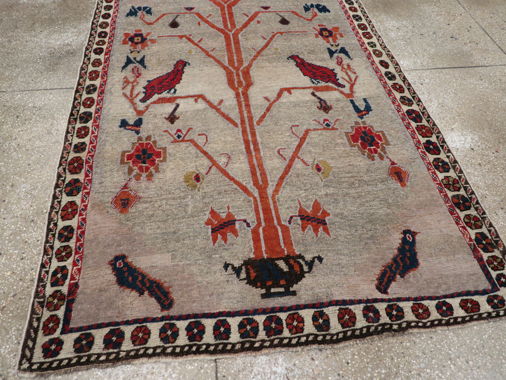 Vintage Gabbeh Pictorial Rug, No.11396 - Galerie Shabab