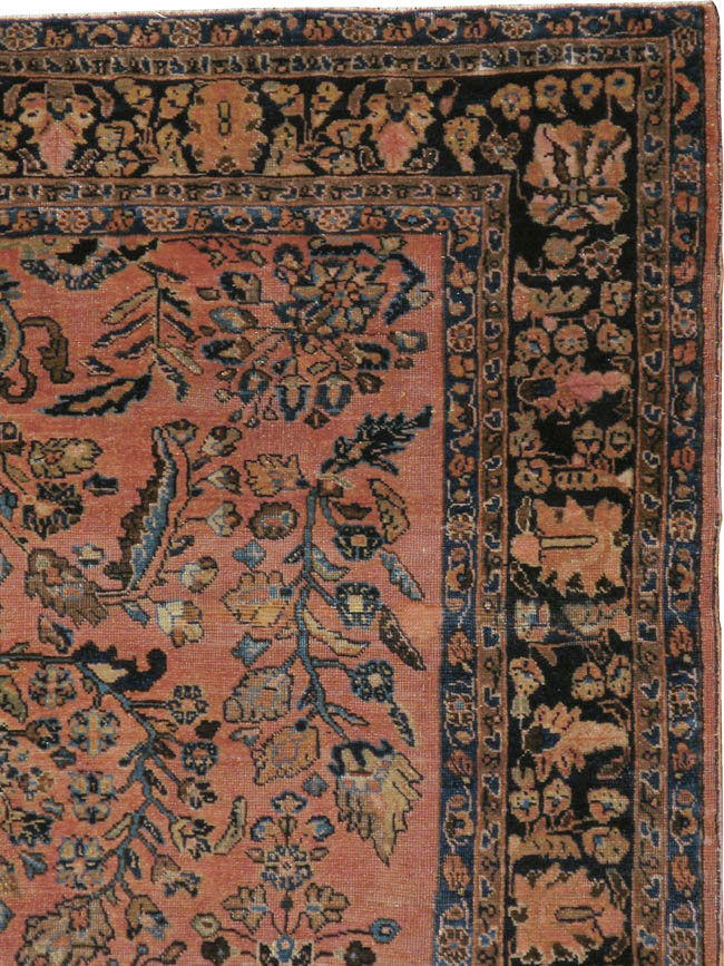 Antique Persian Sarouk Carpet, No.11416 - Galerie Shabab