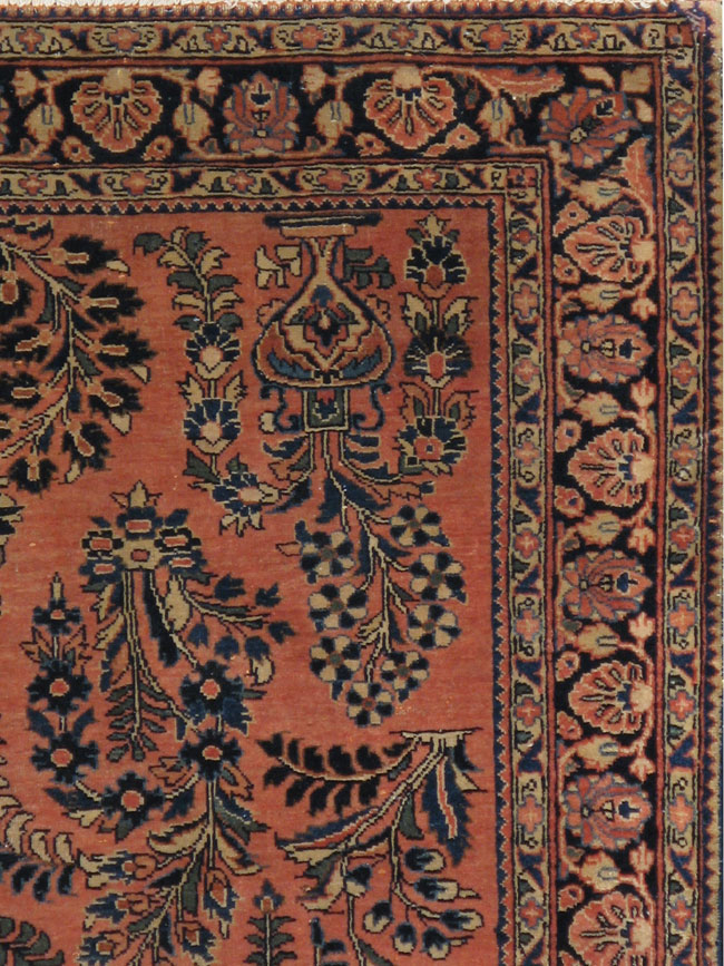 Antique Persian Sarouk Carpet, No.11417 - Galerie Shabab