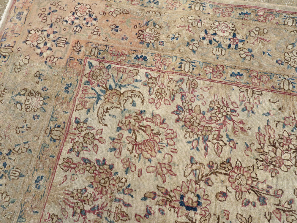 Vintage Persian Lavar Kerman Carpet, No.11442 - Galerie Shabab