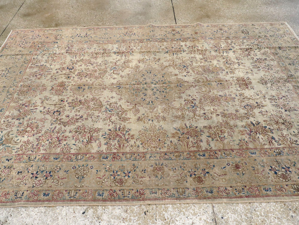 Vintage Persian Lavar Kerman Carpet, No.11442 - Galerie Shabab