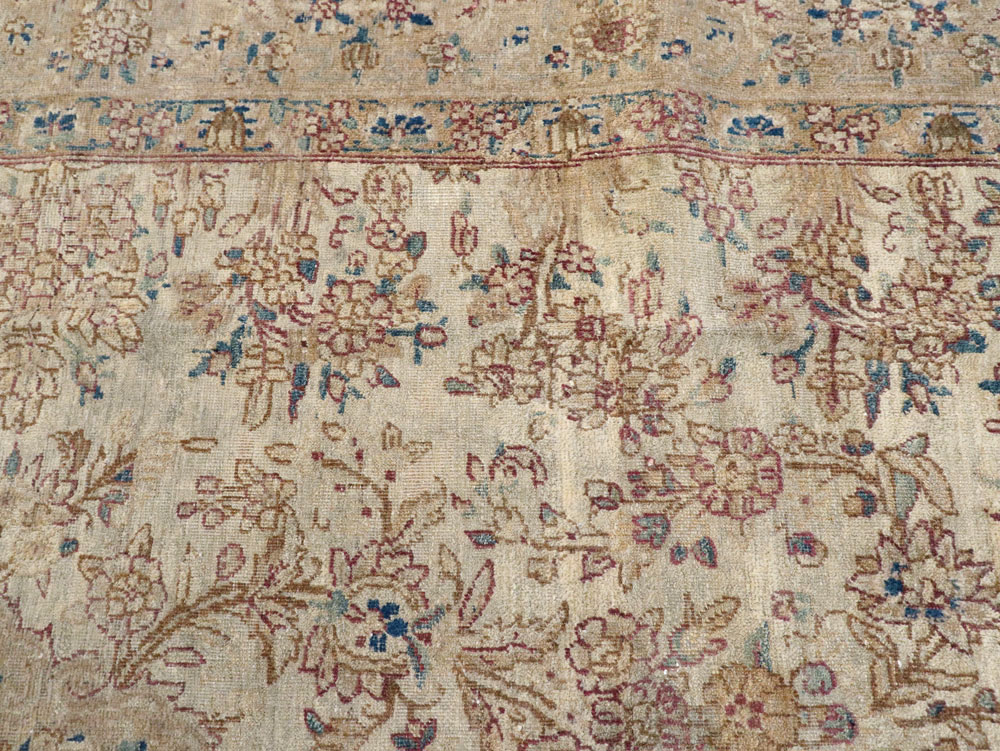 Vintage Persian Lavar Kerman Carpet, No.11442 - Galerie Shabab