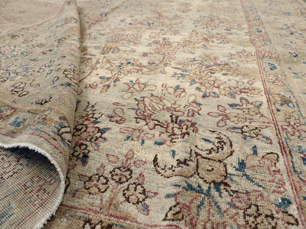 Vintage Persian Lavar Kerman Carpet, No.11442 - Galerie Shabab
