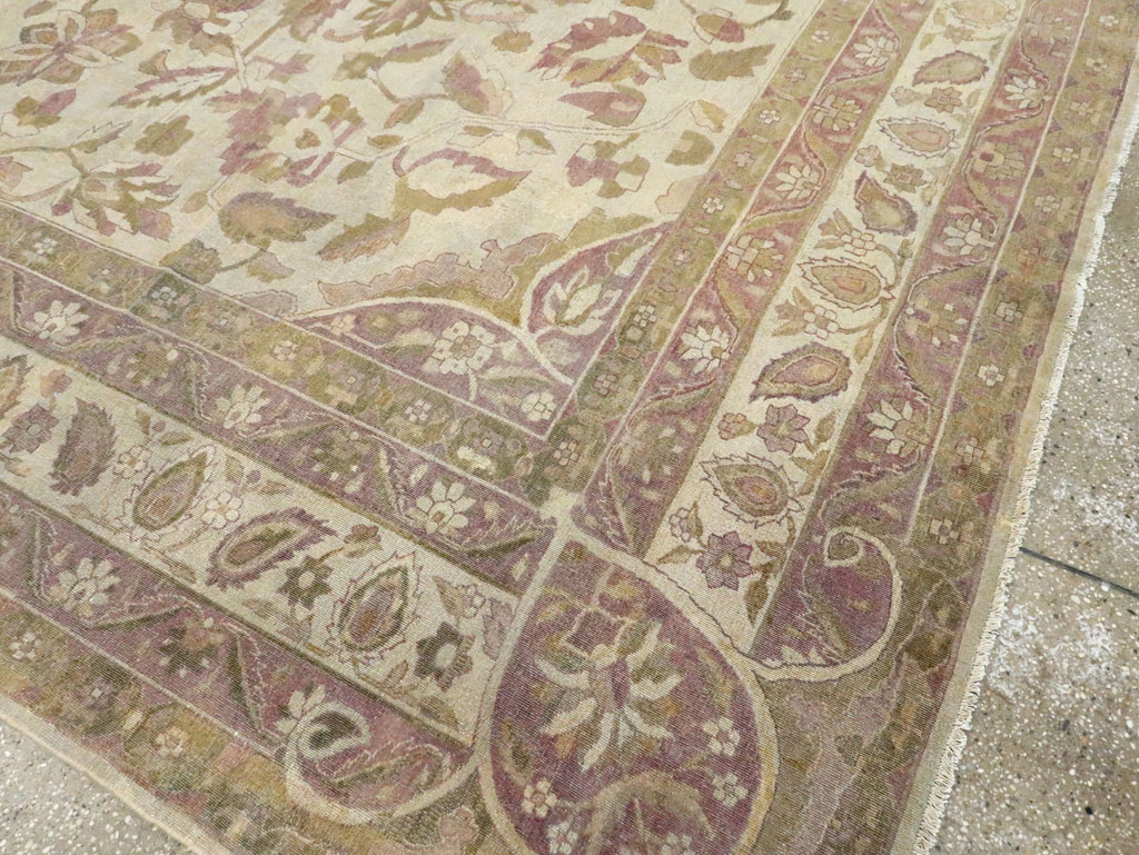 Antique Indian Amritsar Carpet, No.11443 - Galerie Shabab