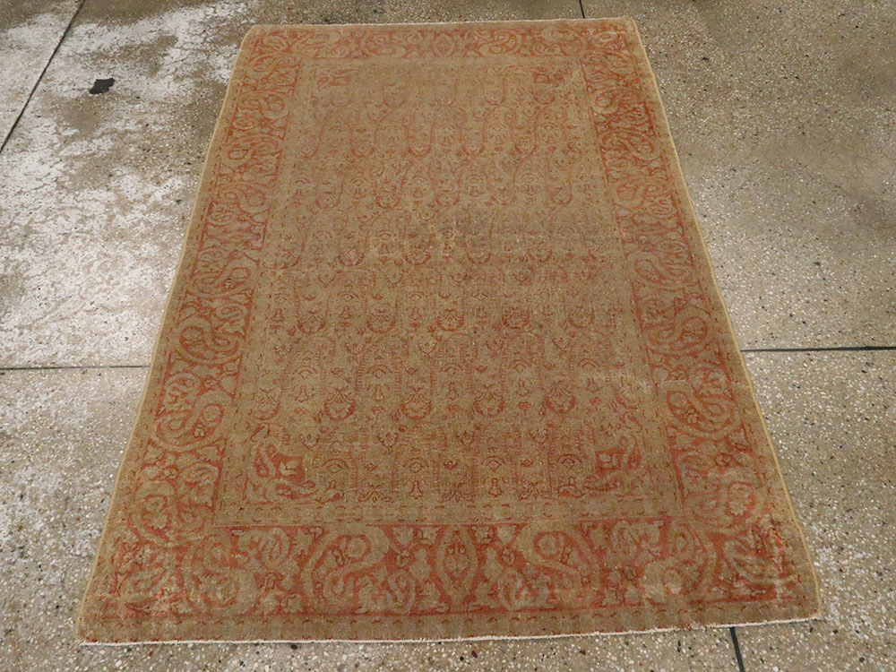 Antique Indian Amritsar Carpet, No.11447 - Galerie Shabab
