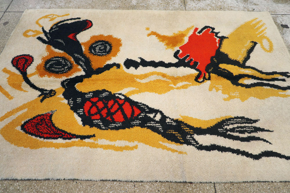 Vintage Swedish Art Deco Carpet, No.11454 - Galerie Shabab