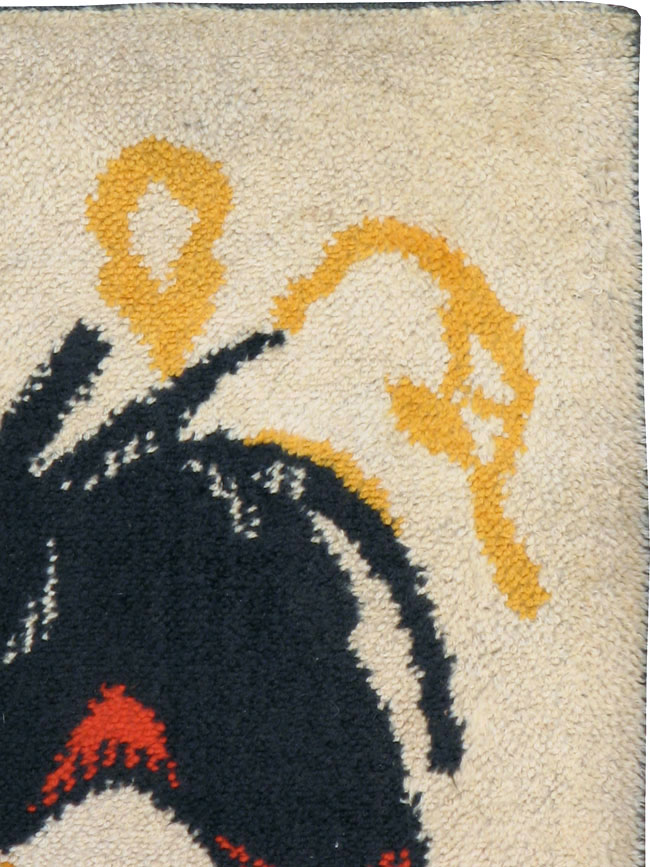 Vintage Swedish Art Deco Carpet, No.11454 - Galerie Shabab